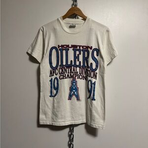 Vintage 1991 Houston Oilers Shirt Size Medium
